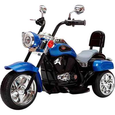 Детский электромобиль (2020) TR1501 (6V, колесо пластик) (Синий)