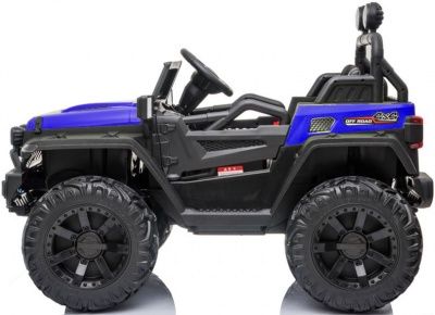 Детский электромобиль C555CC 4WD синий глянец