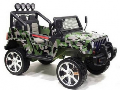 Детский электромобиль Jeep T008TT (4х4) камуфляж