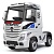Детский электромобиль Mercedes-Benz Actros белый