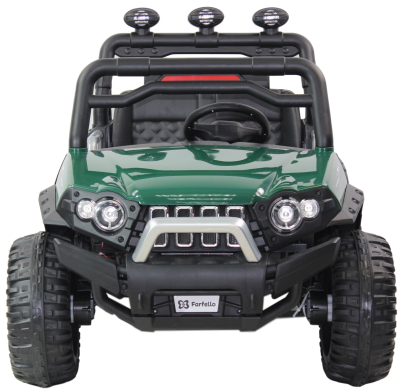 Джип детский электромобиль 4 WD DLS02 (12V, колесо пластик) (Зелёный)