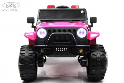 Детский электромобиль T222TT 4WD розовый