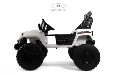 Детский электромобиль Jeep A222AA белый