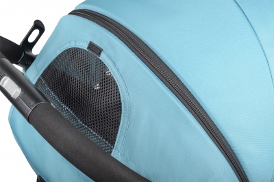 Коляска детская прогулочная Farfello Comfy Go (Smoke mint+black)